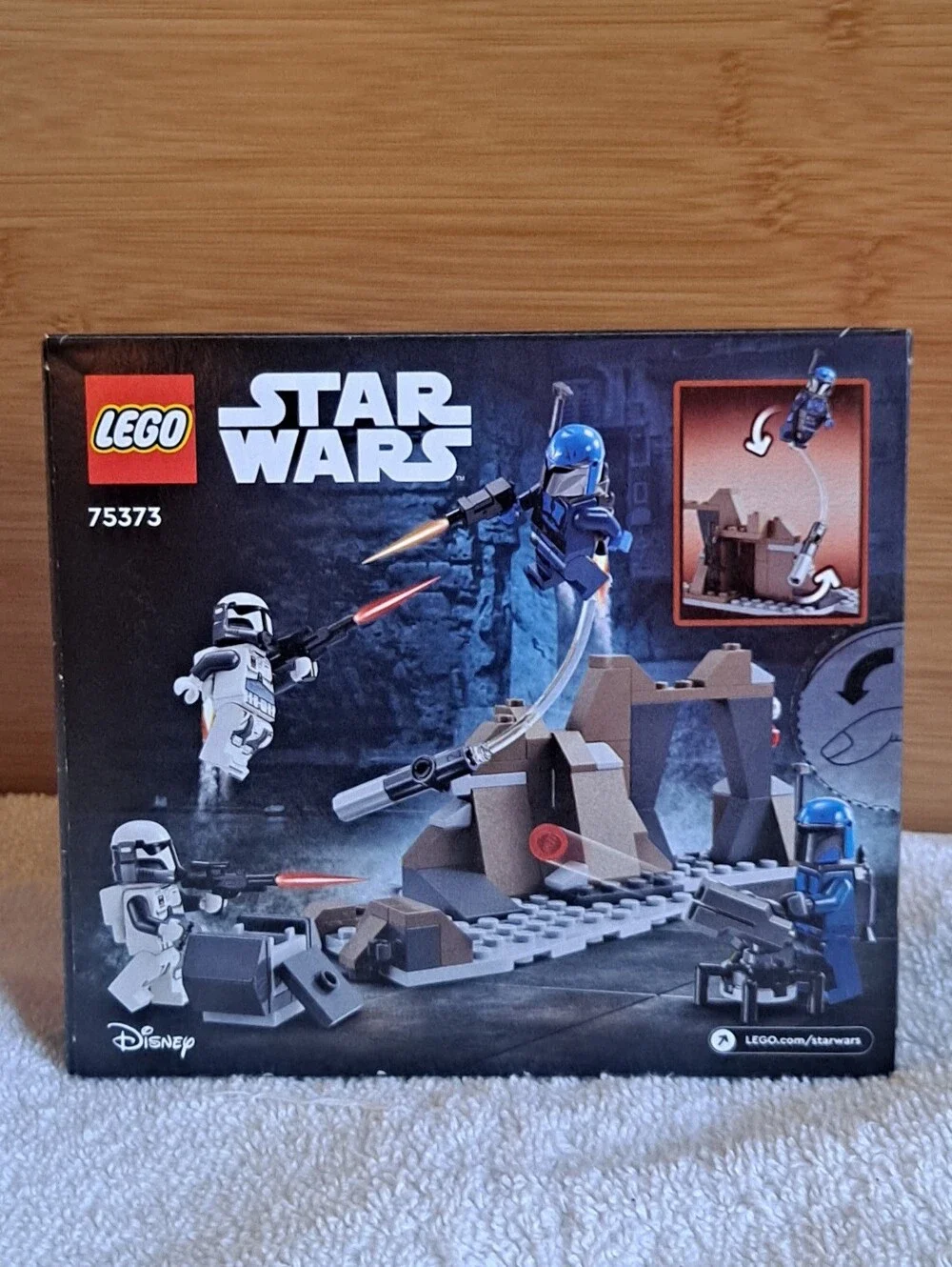 LEGO Star Wars Blue and Black Mandalorian Ambush Battle Pack 75373 - Picture 2 of 5